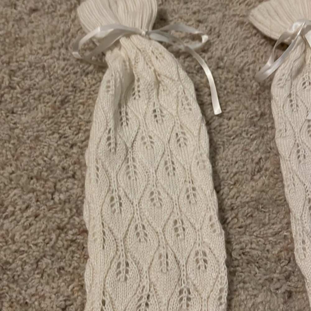 Ivory boot socks - Picture 2 of 2